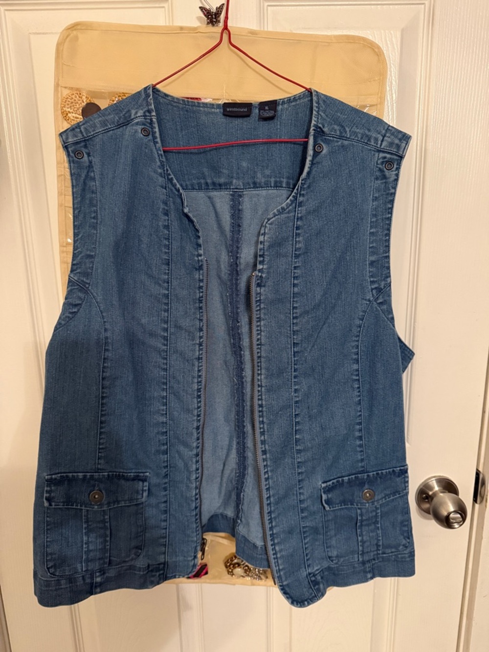 Westbound Medium Blue Denim Utility Vest